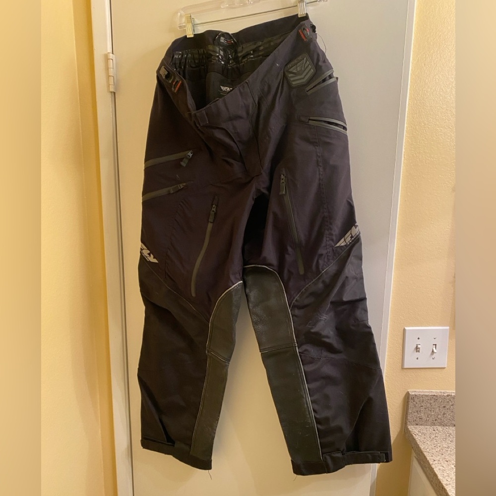 Fly racing motorcycle pants motocross gear leather legs